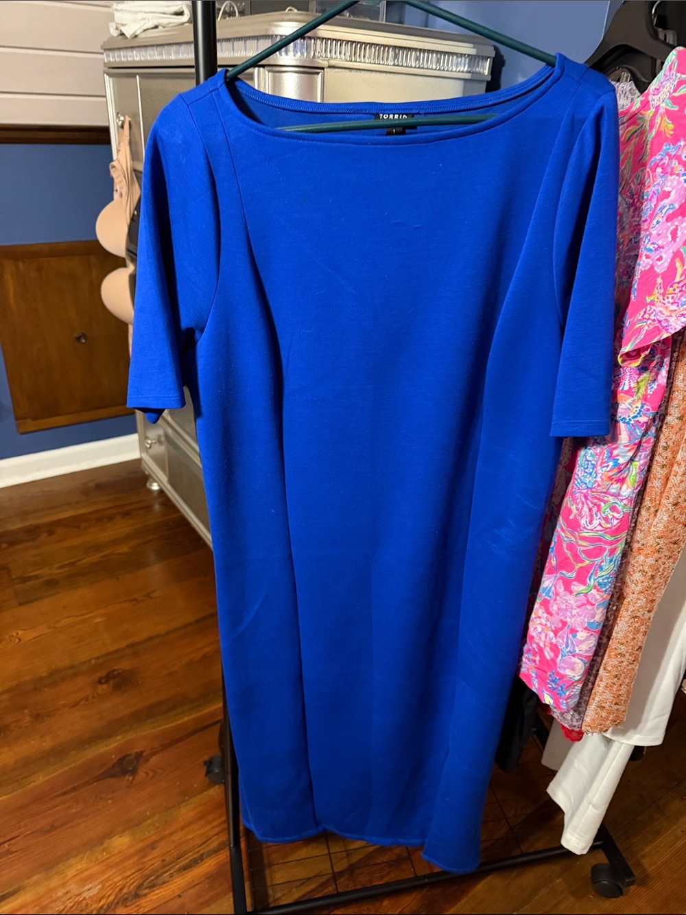 torrid Cobalt Blue Ponte Shift Dress